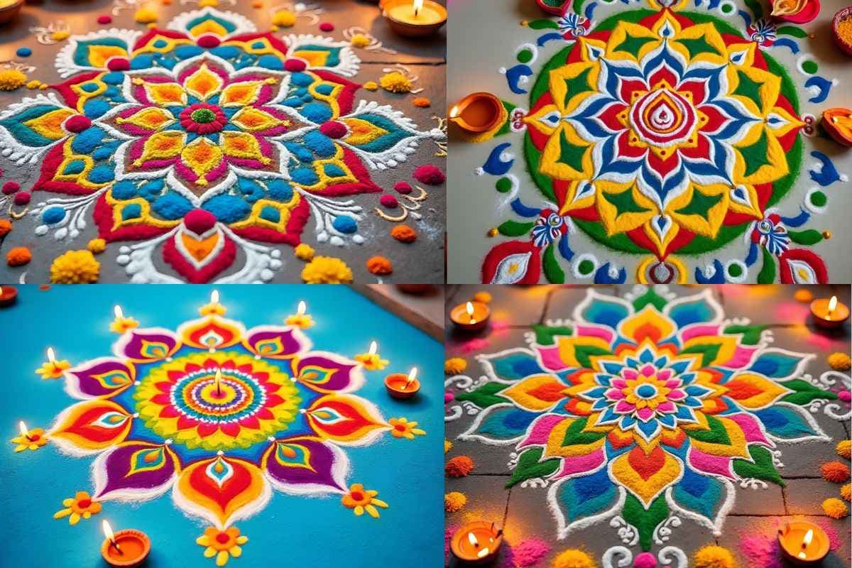 Rangoli Design on Diwali Rangoli Design on Diwali