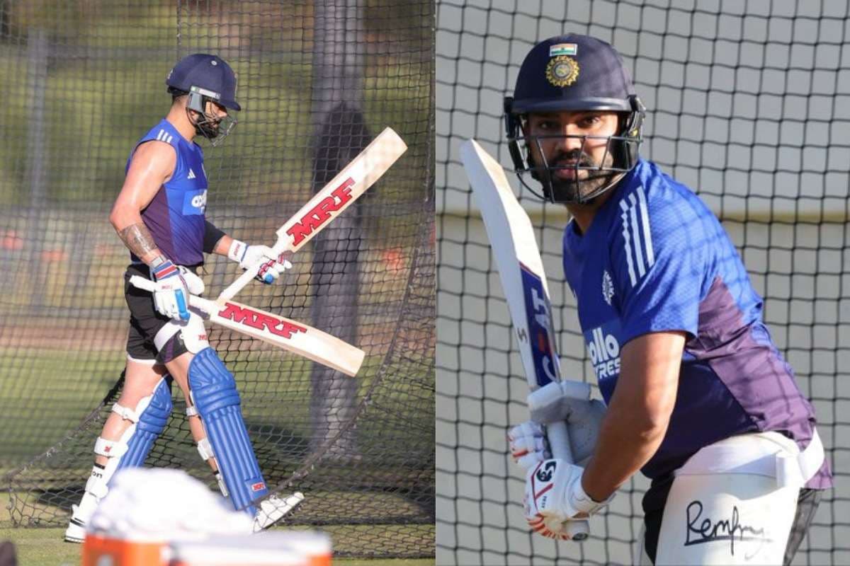 कोहली और रोहित ने नेट्स में शुरू की जोरदार तैयारी, IND vs AUS वनडे सीरीज से पहले वीडियो आया सामने