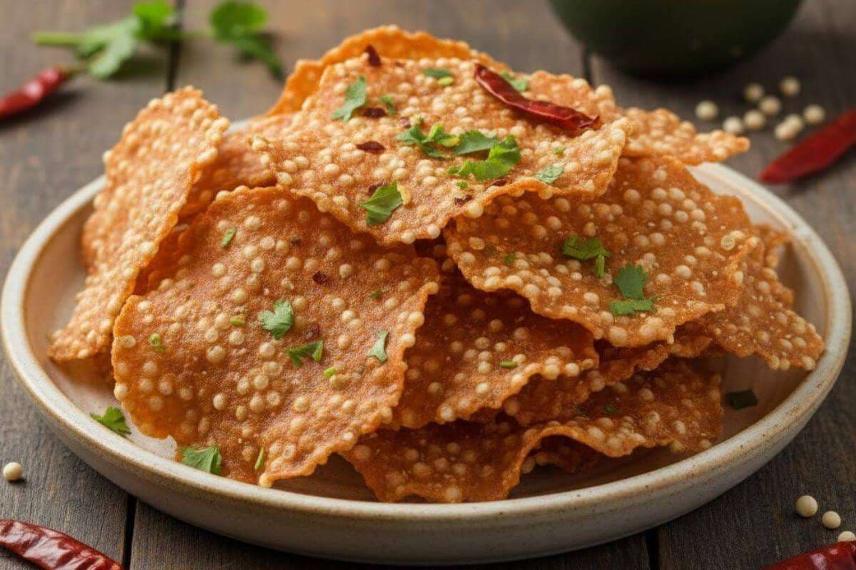 Sabudana Masala Papad: दाल-चावल और खिचड़ी के साथ दोगुना होगा स्वाद, घर पर बनाएं साबूदाना मसाला पापड़