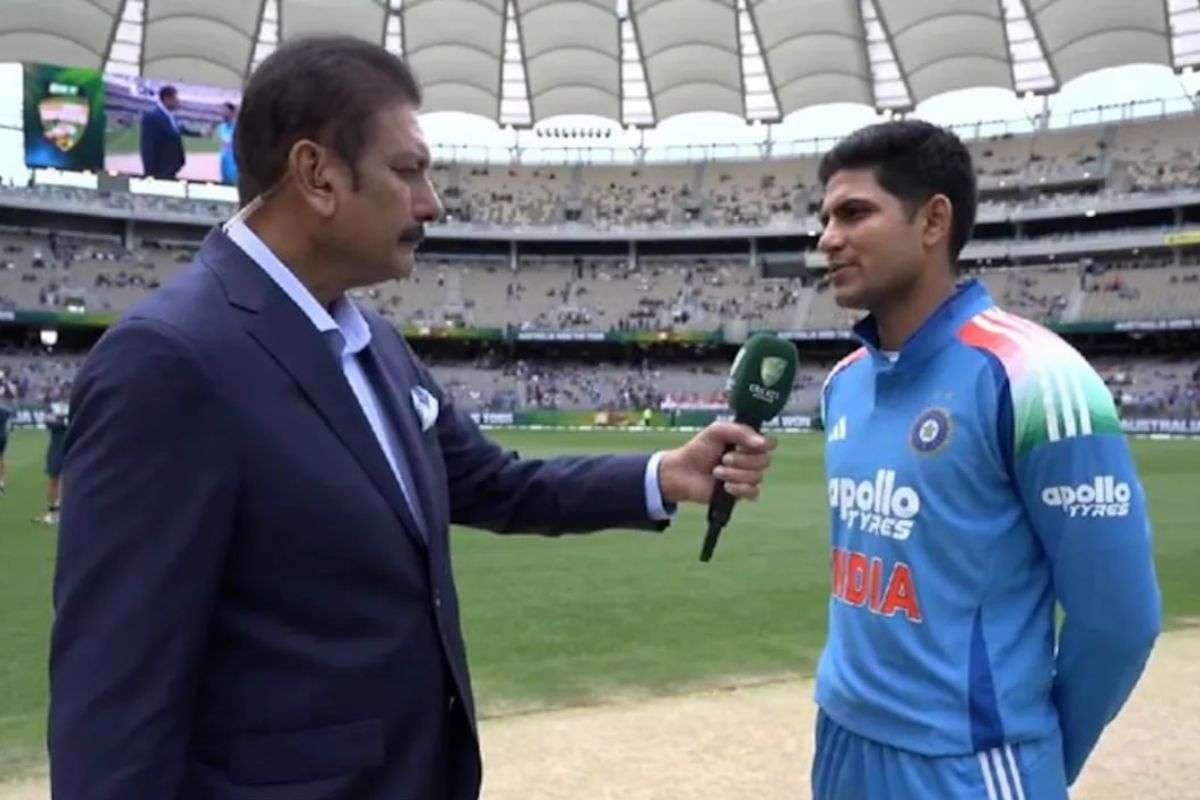 IND vs AUS: Shubman Gill with Ravi Shastri