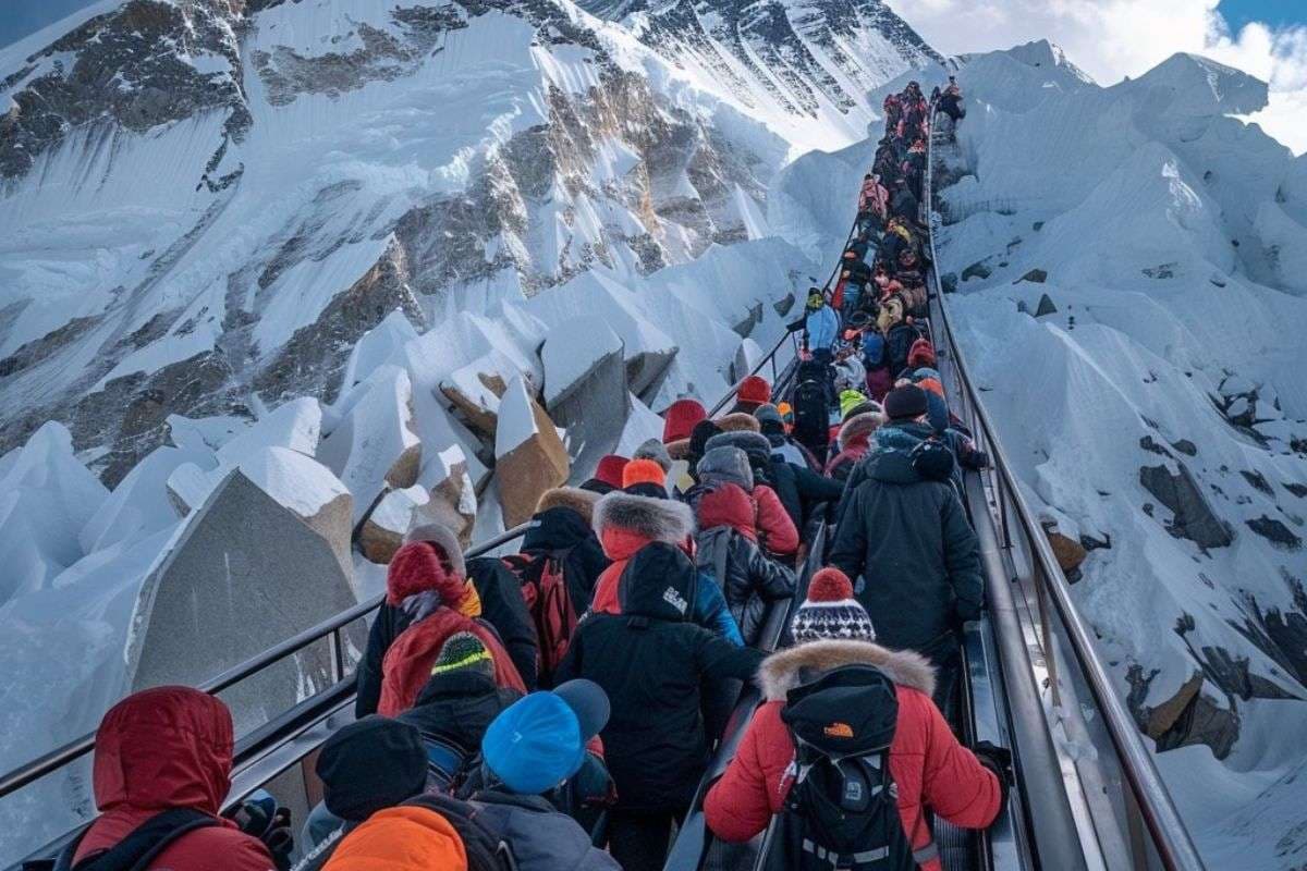 Snowstorms Hit Mount Everest Nepal