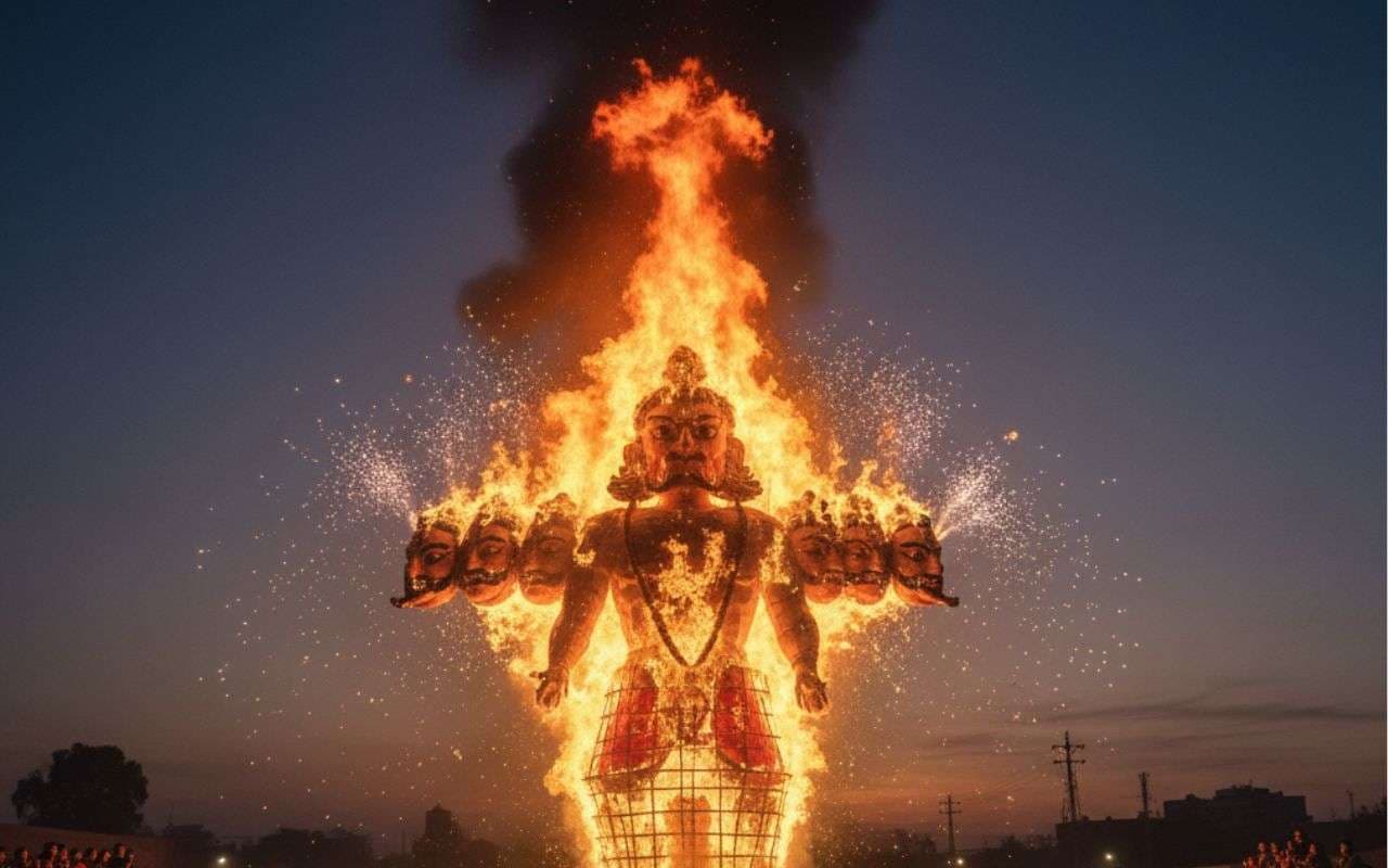 Viral Video Bhopal Ravan Dahan