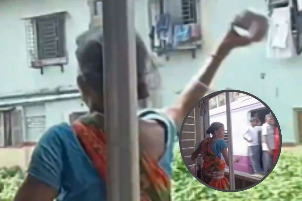 Viral Video : क्या महिला ने मुंबई लोकल ट्रेन के ड्राइवर पर पत्थर फेंका? जानिए पूरी सच्चाई