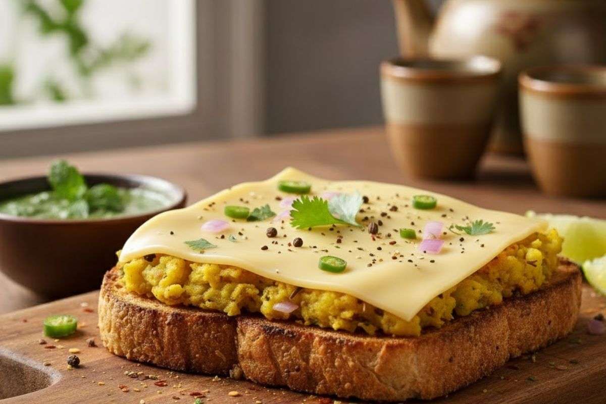 aloo cheese toast