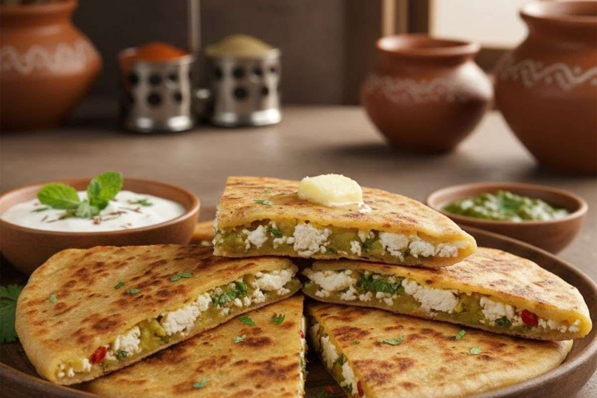 Aloo Paneer Paratha Recipe: सुबह के नाश्ते का मजा करें दोगुना, बनाएं आलू पनीर पराठा