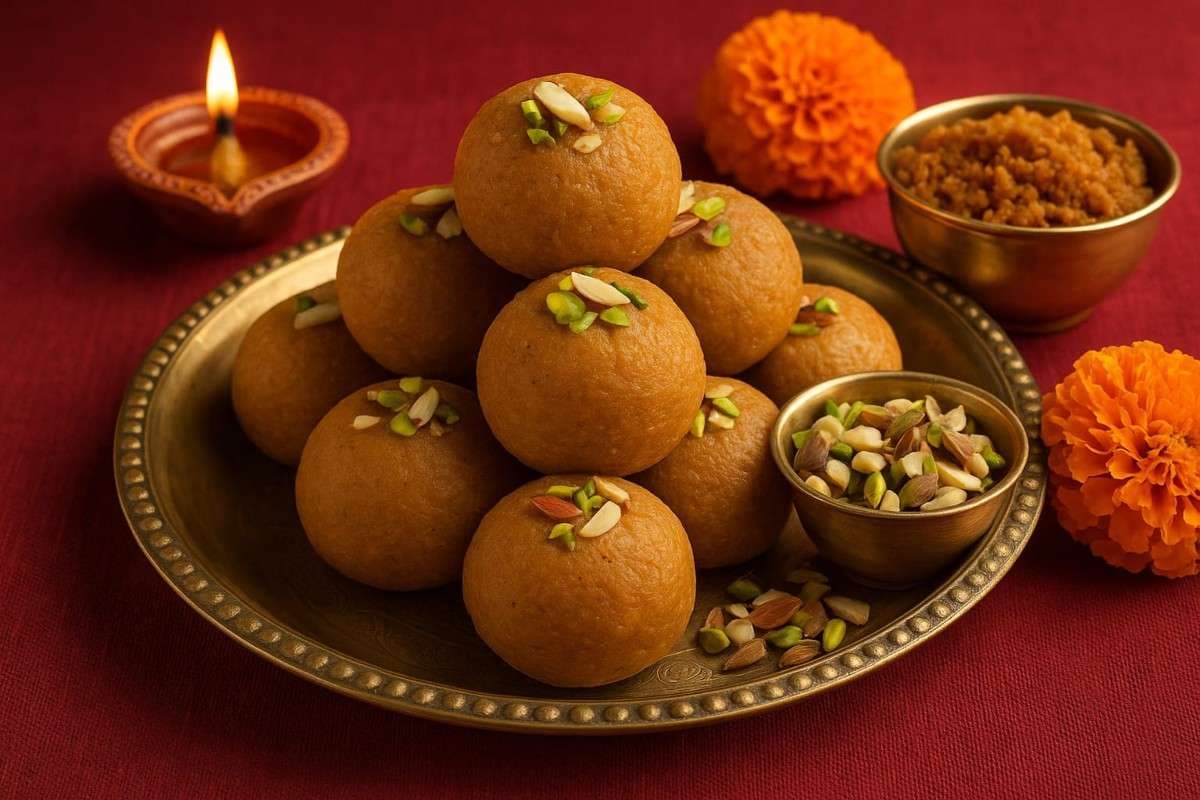 Besan Gud Laddu Recipe: चीनी वाली मिठाइयों को कहें अलविदा, इस दिवाली बनाएं बेसन और गुड़ के लड्डू और बांटे प्यार की मिठास