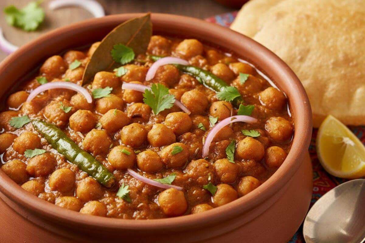 chole in a pot
