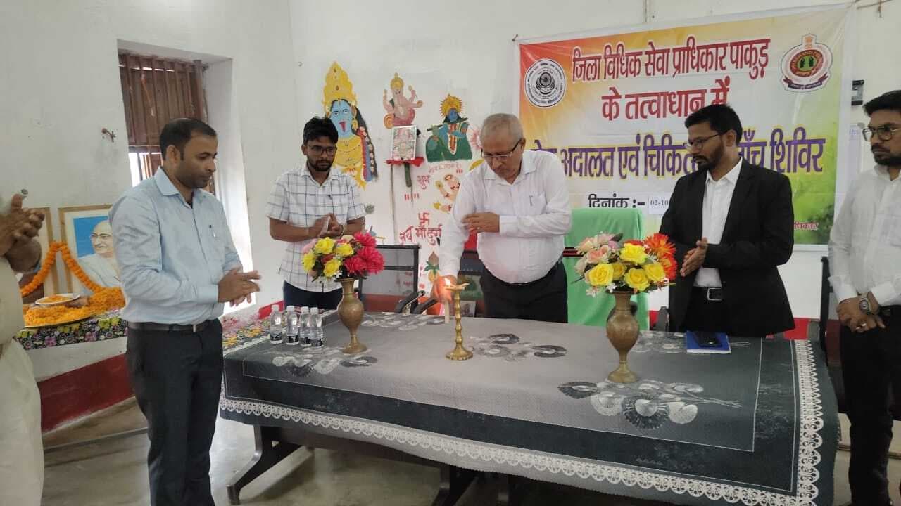 गांधी व शास्त्री जयंती पर मंडलकारा में बंदियों की हुई स्वास्थ्य जांच