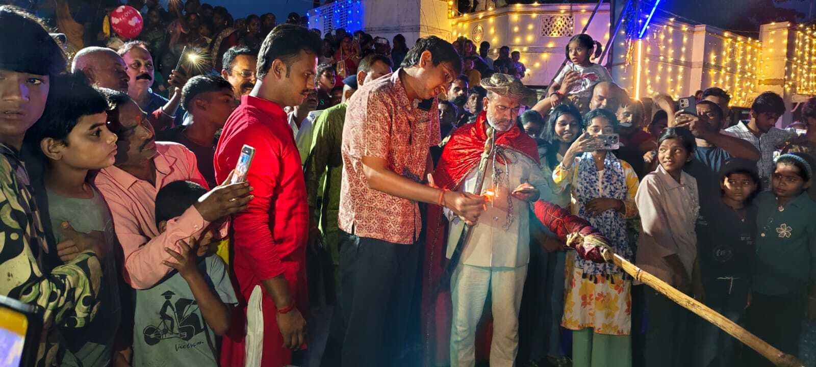 सोनवर्षा घाट में रावण और चौथम में महिषासुर का हुआ दहन