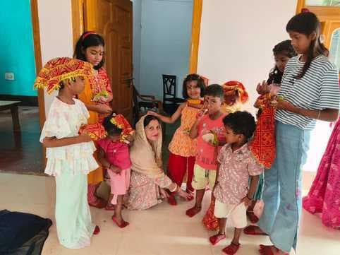 महानवमी पर मां भगवती की विधिवत पूजा, कन्या भोज के साथ सम्पन्न हुआ नवरात्र