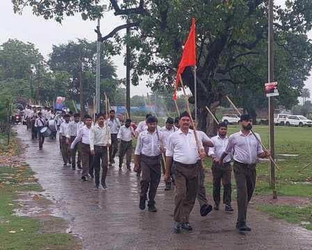 राष्ट्रीय स्वयंसेवक संघ का मना शताब्दी वर्ष समारोह