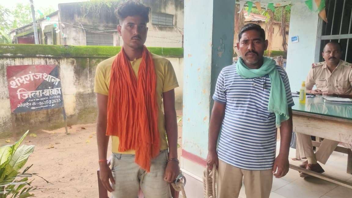 शंभुगंज में नशेड़ी युवक चाकू दिखाकर करता था वसूली, पुलिस ने किया गिरफ्तार