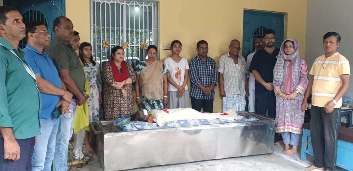 मरणोपरांत ललिता देवी का कराया गया नेत्रदान