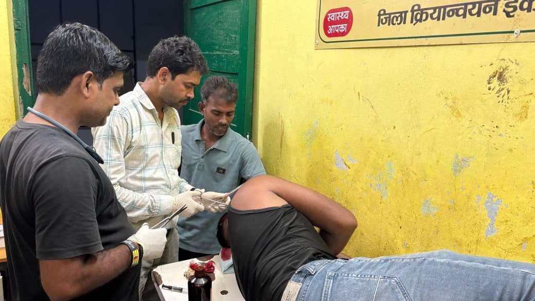 रेपुरा में आपसी विवाद मारपीट, दोनों पक्षों से लोग हुए घायल