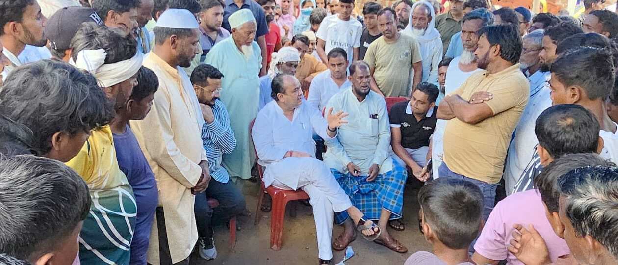 मंत्री ने मृतक के परिजन को दी आर्थिक मदद