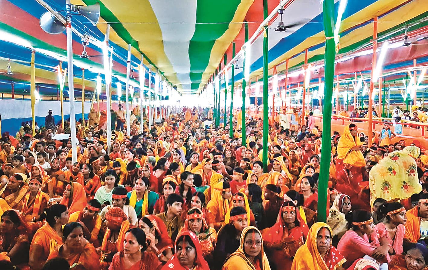 Bojpur News : श्री लक्ष्मी नारायण महायज्ञ में स्वामी जी ने मानव धर्म व संस्कार पर दिया प्रवचन