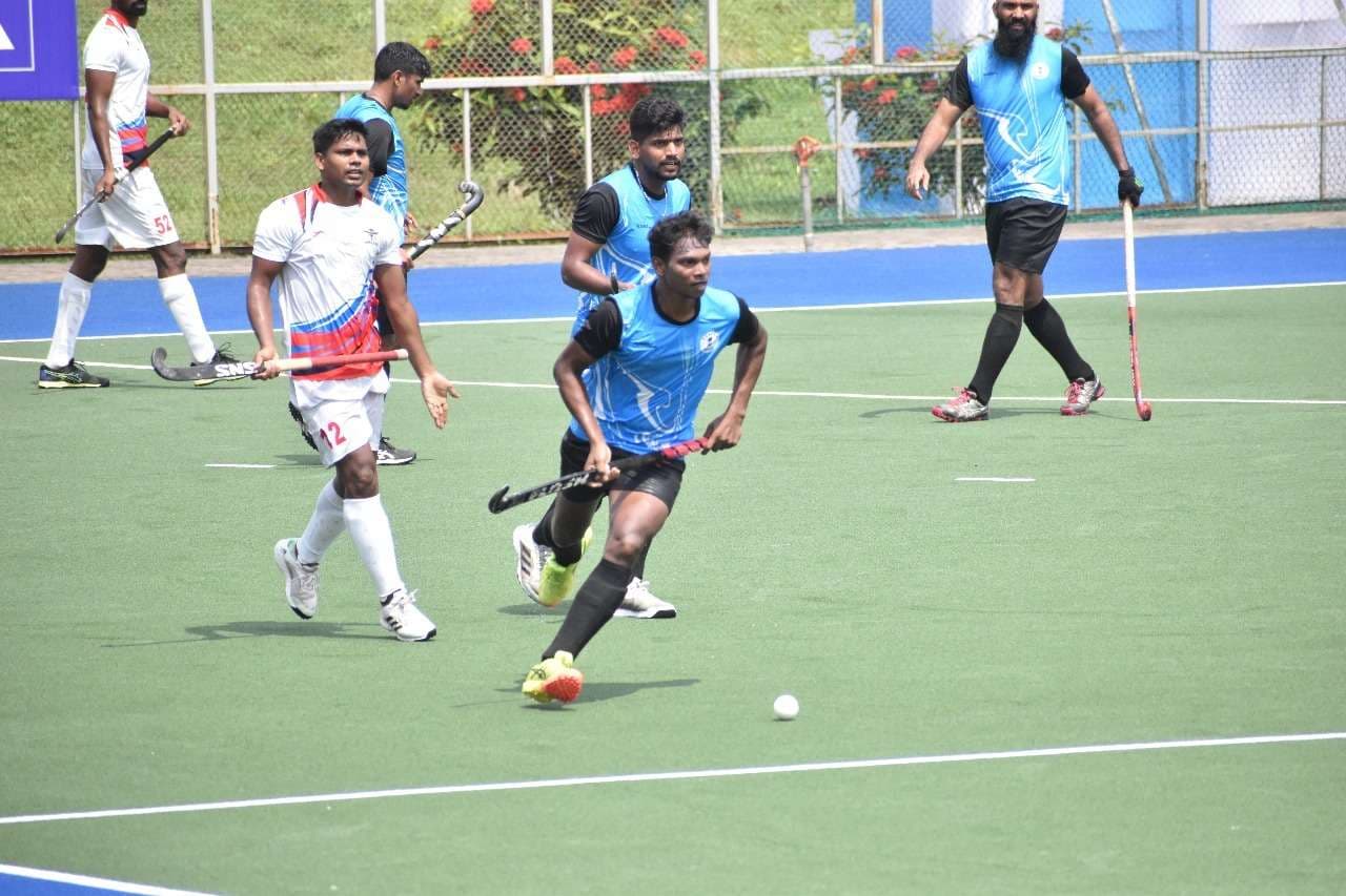 Inter departmental hockey tournament ntha: एआइपी, कैग, एसएससीबी, एफसीआइ व साइ की टीम जीती