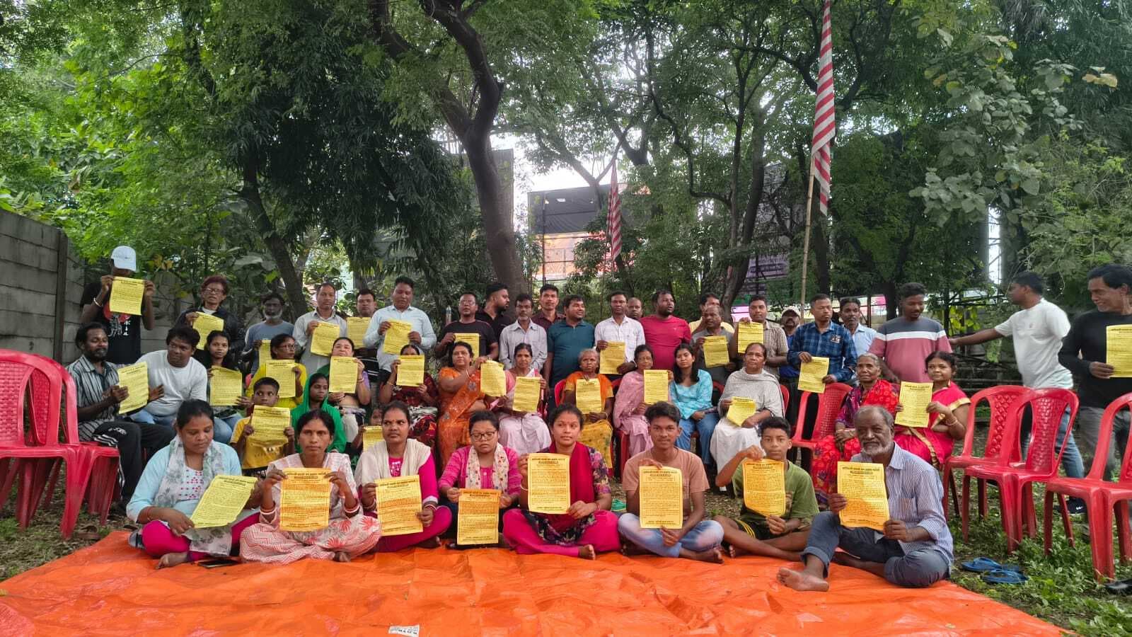 Jamshedpur news. टुइलाडुंगरी में हो समाज ने कुड़मी को एसटी सूची में शामिल करने का किया विरोध