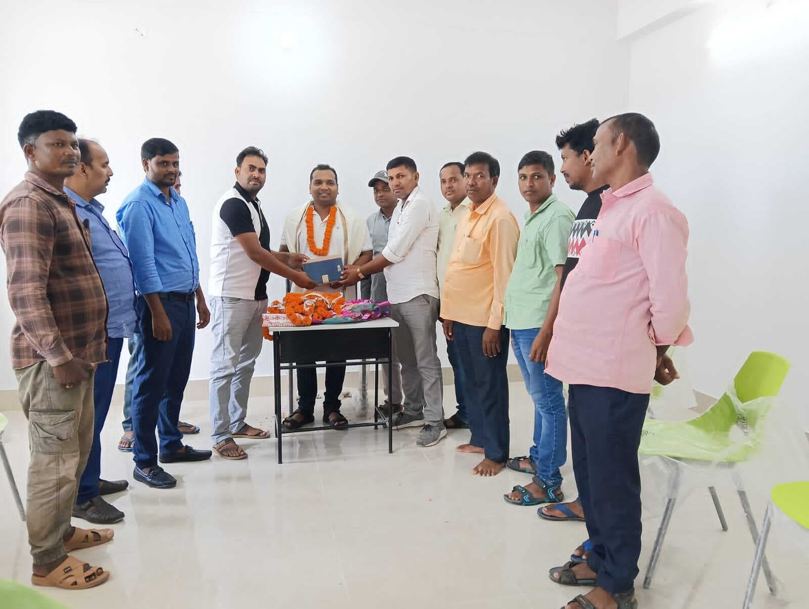 प्रखंड कल्याण पदाधिकारी को दी गयी भावभीनी  विदाई