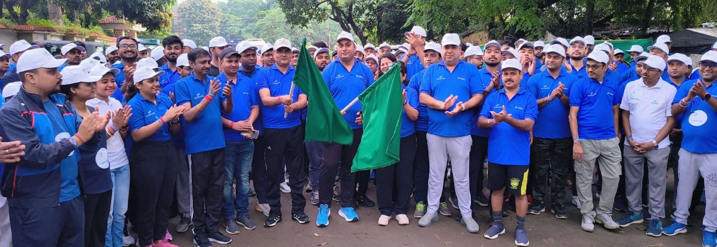 Bokaro News : इएसएल वॉकाथॉन में 300 से अधिक प्रतिभागी उत्साह से हुए शामिल