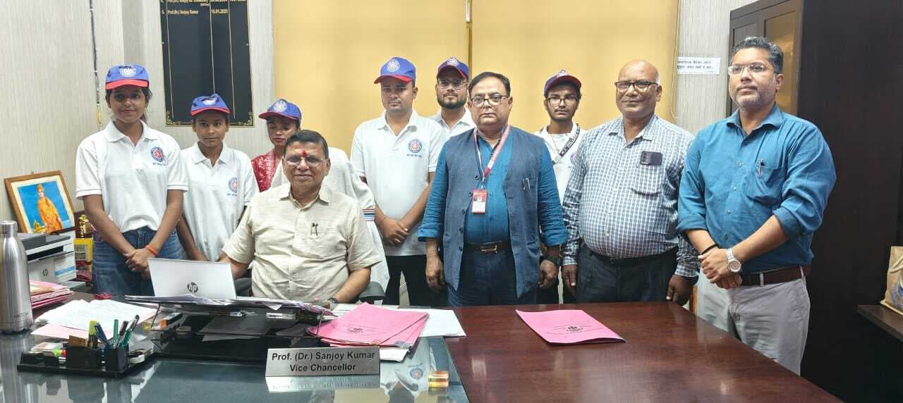एमयू के 6 एनएसएस स्वयंसेवक राष्ट्रीय एकता शिविर में करेंगे बिहार का प्रतिनिधित्व