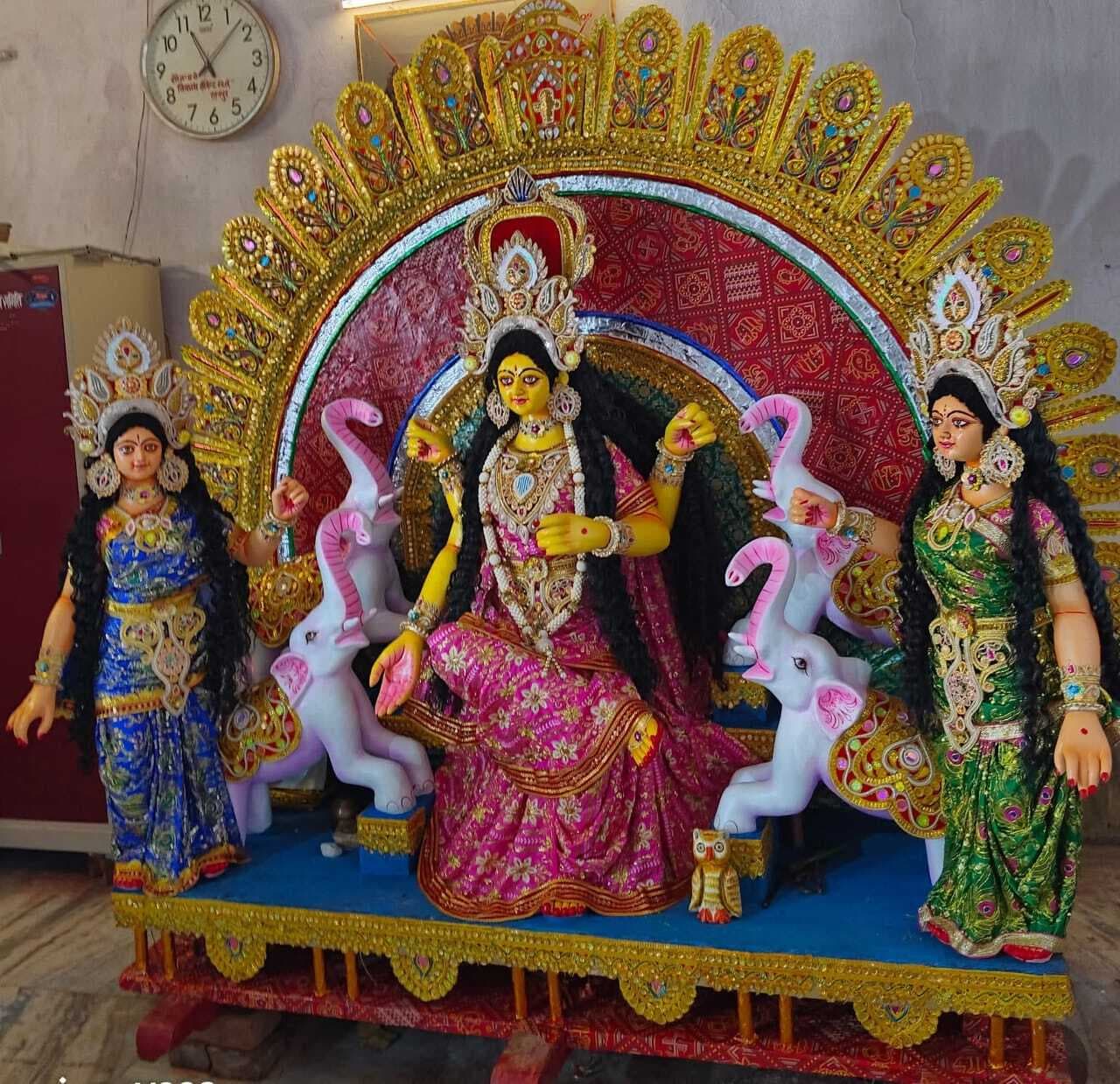 शरत पूर्णिमा पर मां महालक्ष्मी की हुई पूजा-अर्चना