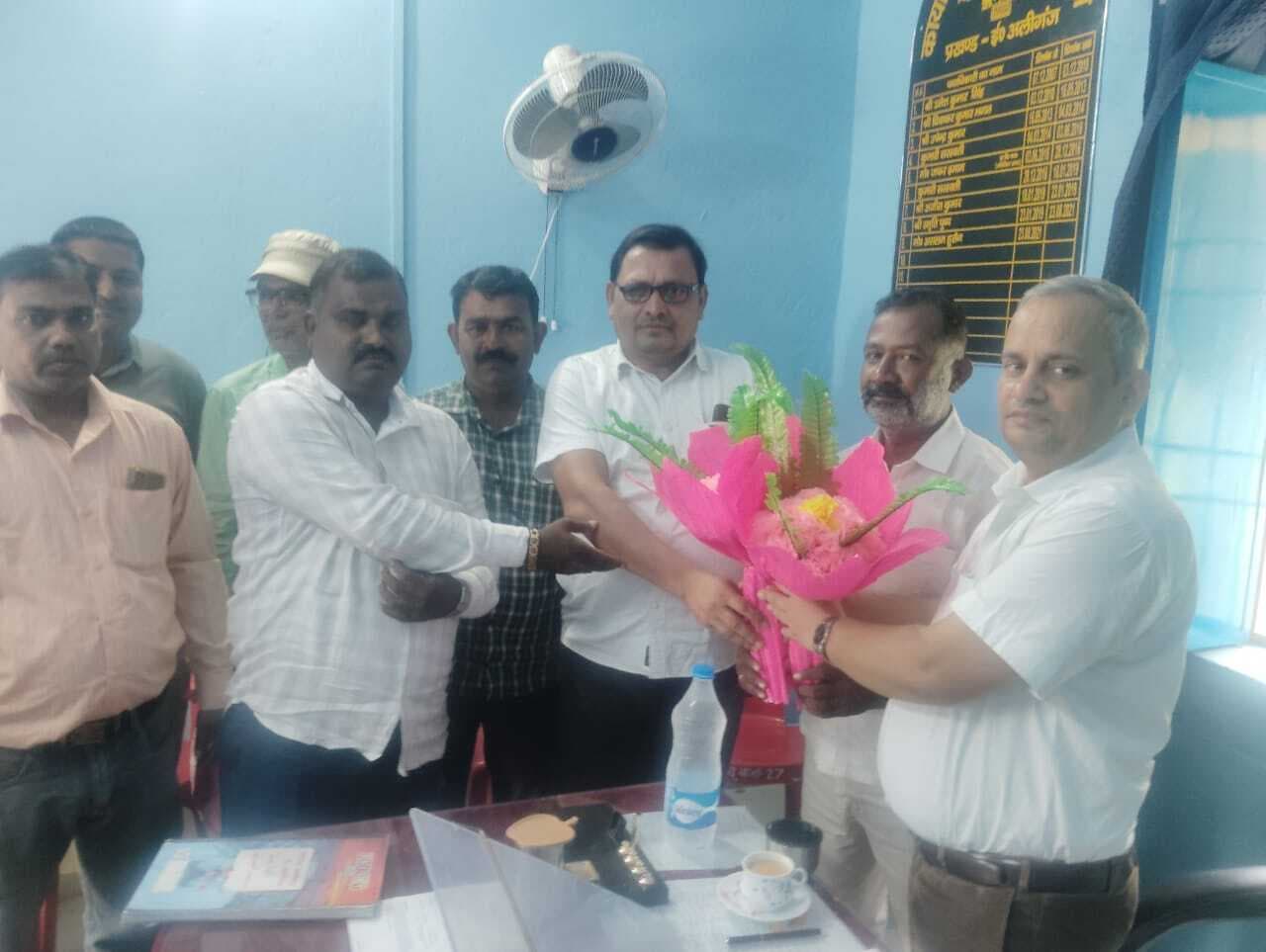 प्रखंड कार्यक्रम पदाधिकारी का हुआ स्वागत