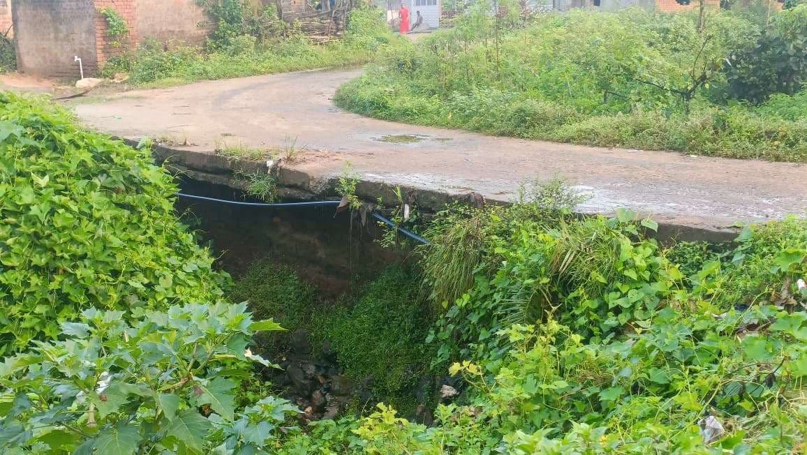 Giridih News :पावापुर नहर पर बनी पुलिया जर्जर, गार्डवाल भी नहीं