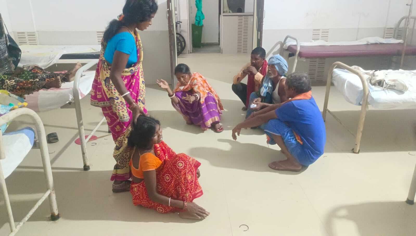 सामुदायिक स्वास्थ्य केंद्र में मरीज की मौत, परिजनों ने किया हंगामा