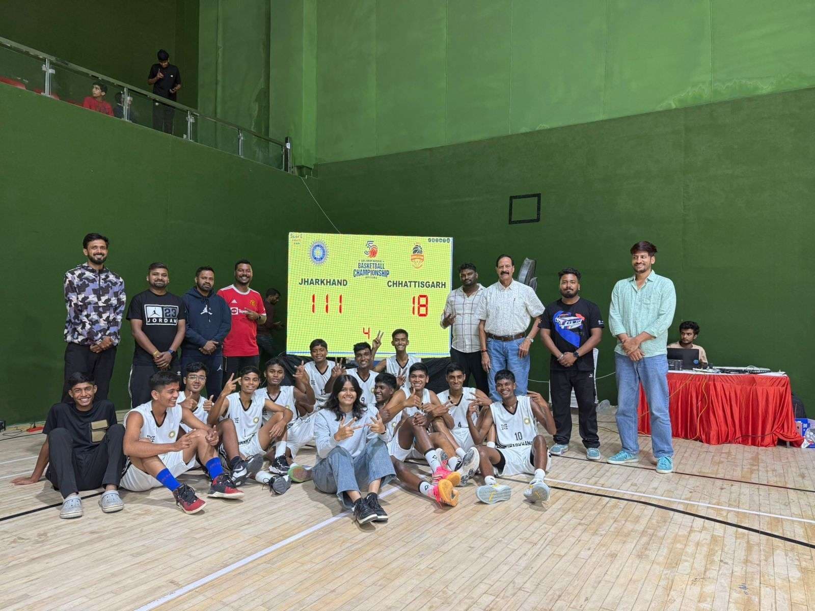 Sub junior national basketball championship jharkhand won : झारखंड अंडर-14 बास्केटबॉल टीम ने किये 111 बास्केट