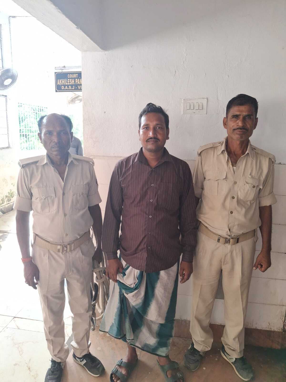 आरोपित को गिरफ्तार कर न्यायिक हिरासत में भेजा