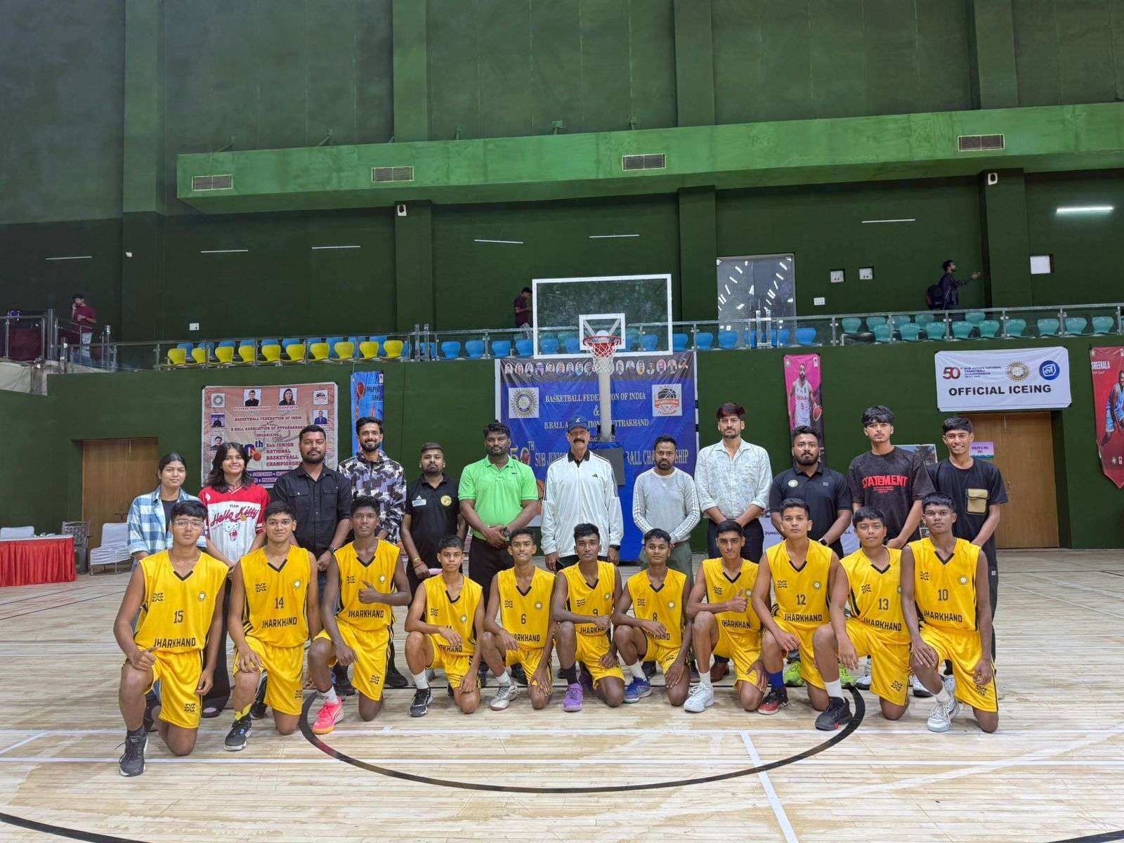 Jharkhand u14 basketball into semifinal : झारखंड बास्केटबॉल टीम सब जूनियर नेशनल टूर्नामेंट के सेमीफाइनल में