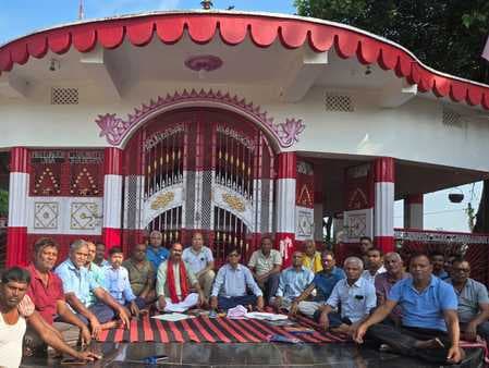 गोड्डा के परसा गांव में श्मशानी काली पूजा की तैयारी जोरों पर