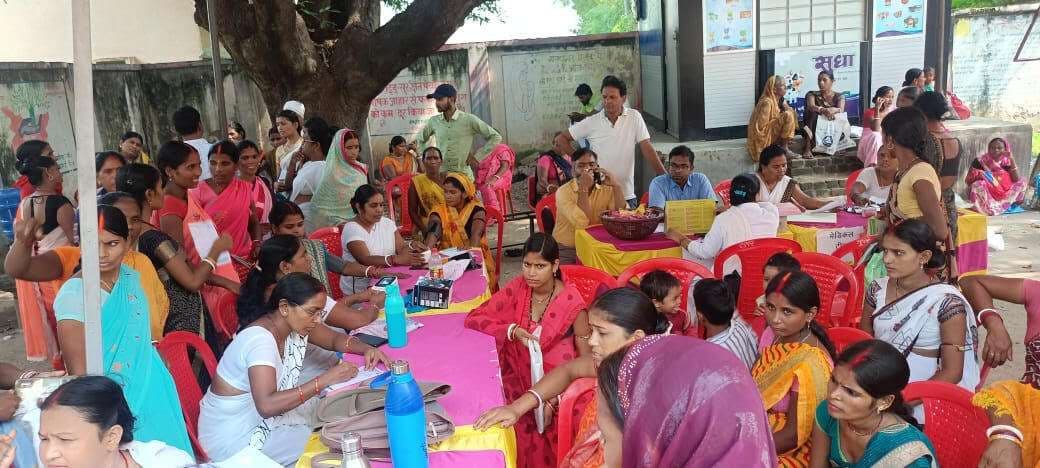 100 से अधिक गर्भवती महिलाओं की हुई स्वास्थ्य जांच
