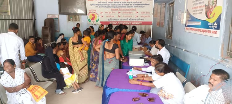 सूर्यगढ़ा सीएचसी में 142 गर्भवती महिलाओं की हुई जांच