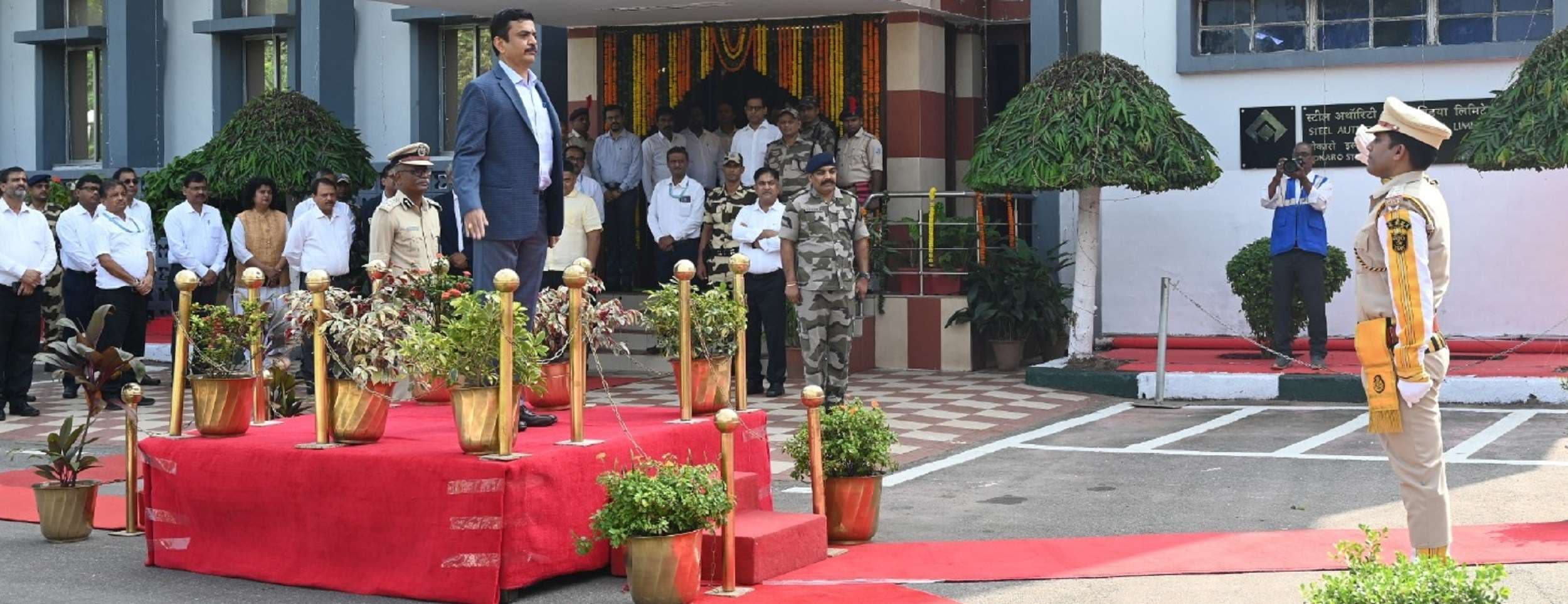 Bokaro News : इस्पात सचिव ने परियोजना स्थल का किया अवलाेकन, कार्यों की गति तेज करने का निर्देश