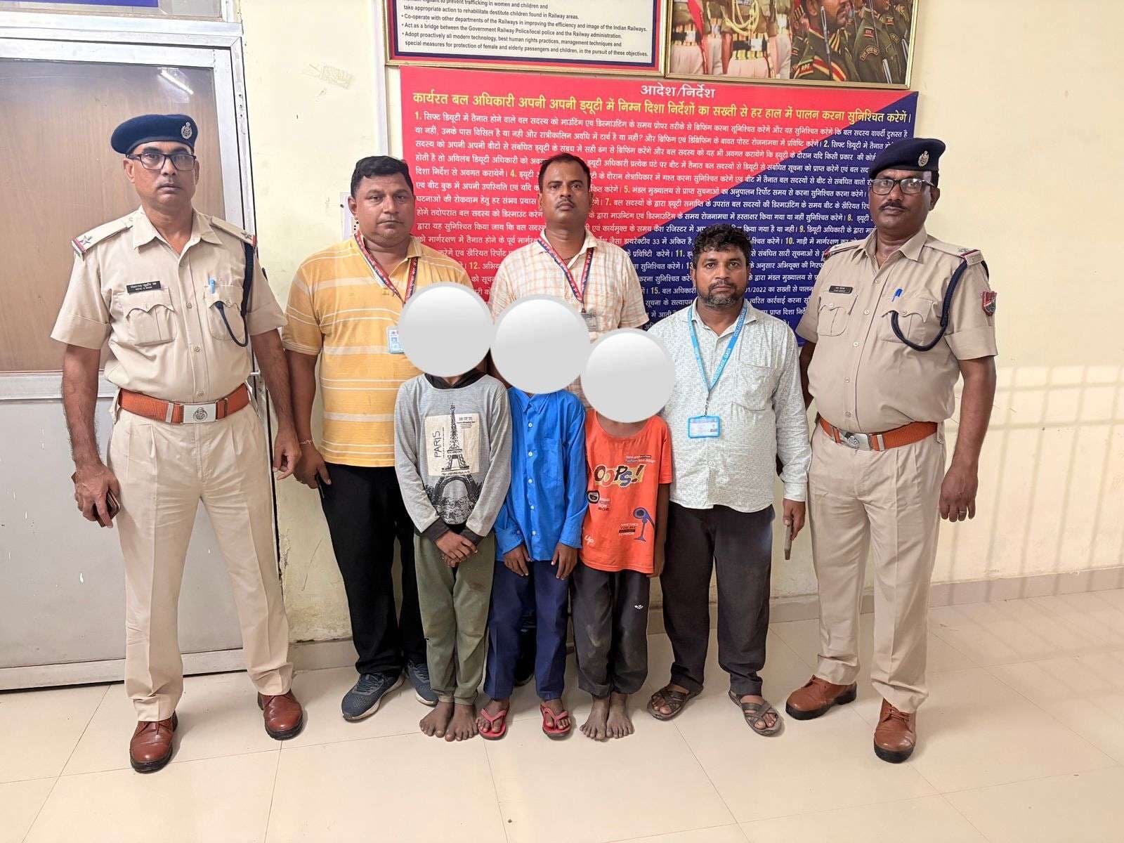 गया जंक्शन पर आरपीएफ ने फतेहपुर के तीन बच्चे का किया रेस्क्यू