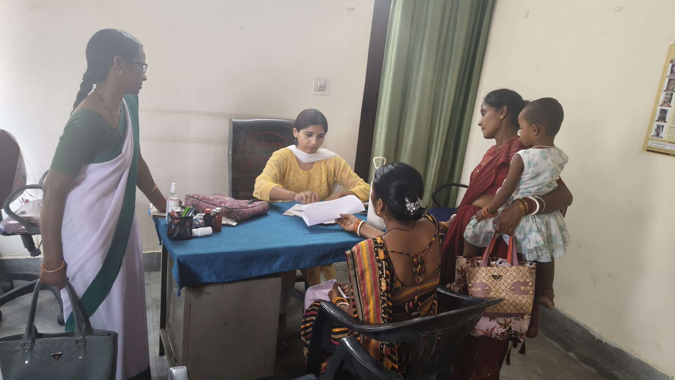 एएनसी शिविर में 95 गर्भवती महिलाओं की जांच