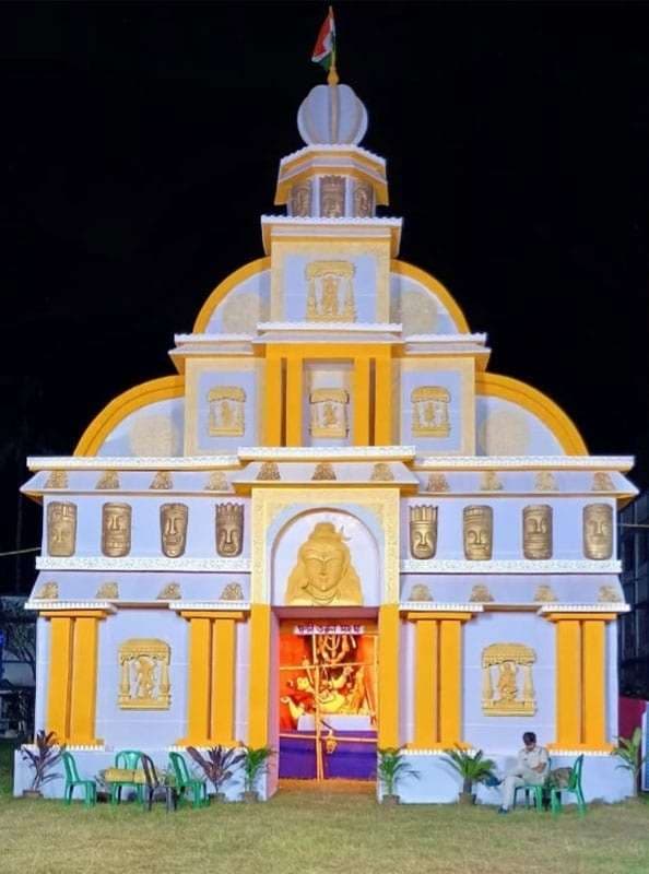 Chaibasa News : रेडफोर्ट क्लब में ~1.20 लाख से बनेगा काल्पनिक पंडाल