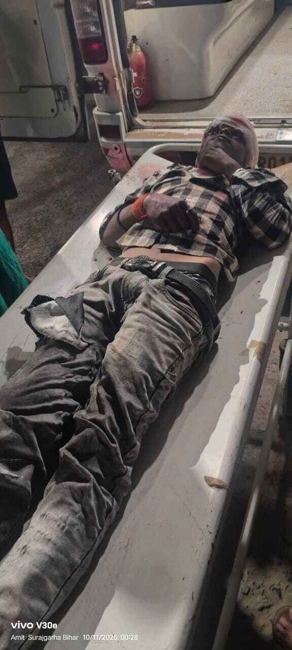 एनएच-80 पर ट्रक ने जुगाड़ गाड़ी में मारी जोरदार टक्कर, चालक गंभीर रूप से घायल