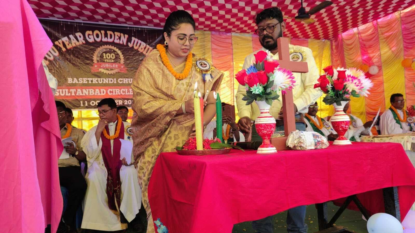 चर्च स्थापना के सौ साल पूरे, मना गोल्डन जुबली