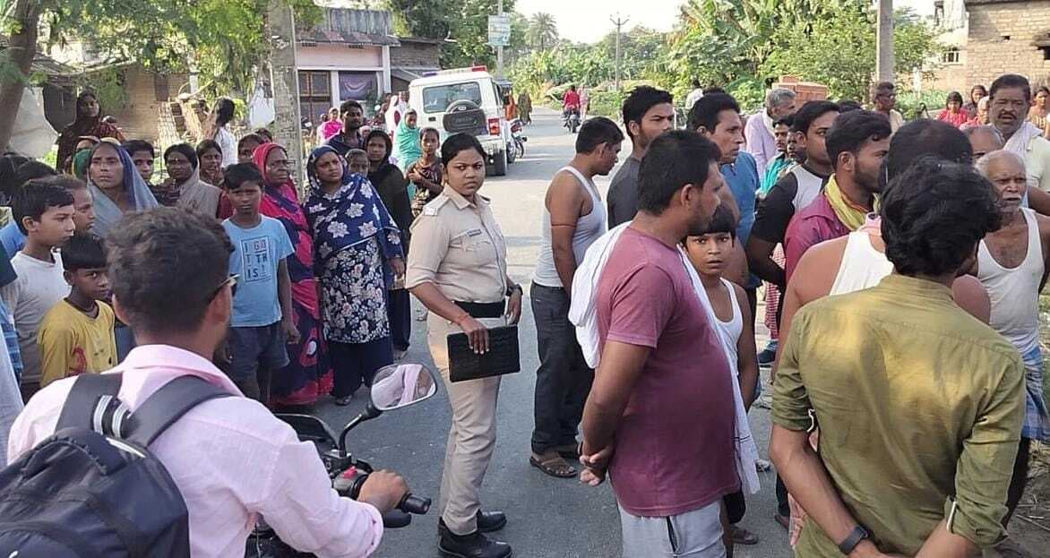 hajipur news. बाइक की ठोकर से साइकिल सवार अधेड़ की गयी जान