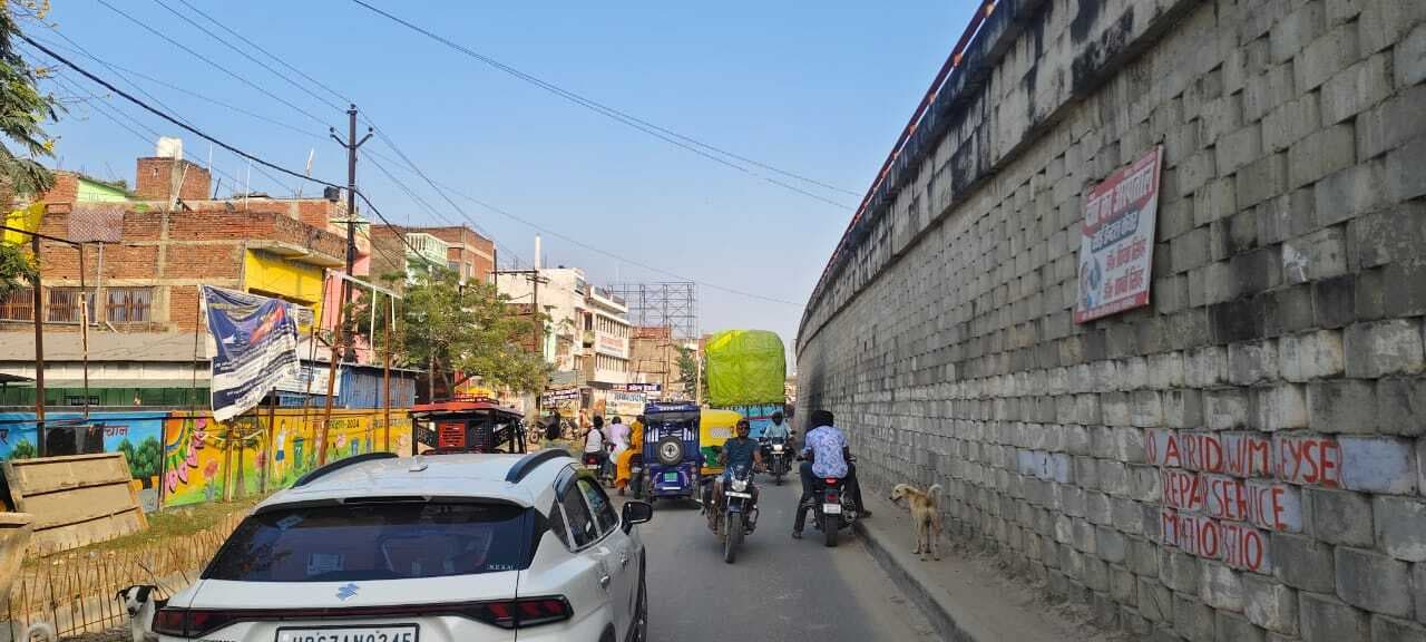 चांदनी चौक पर फिर लगा भीषण जाम