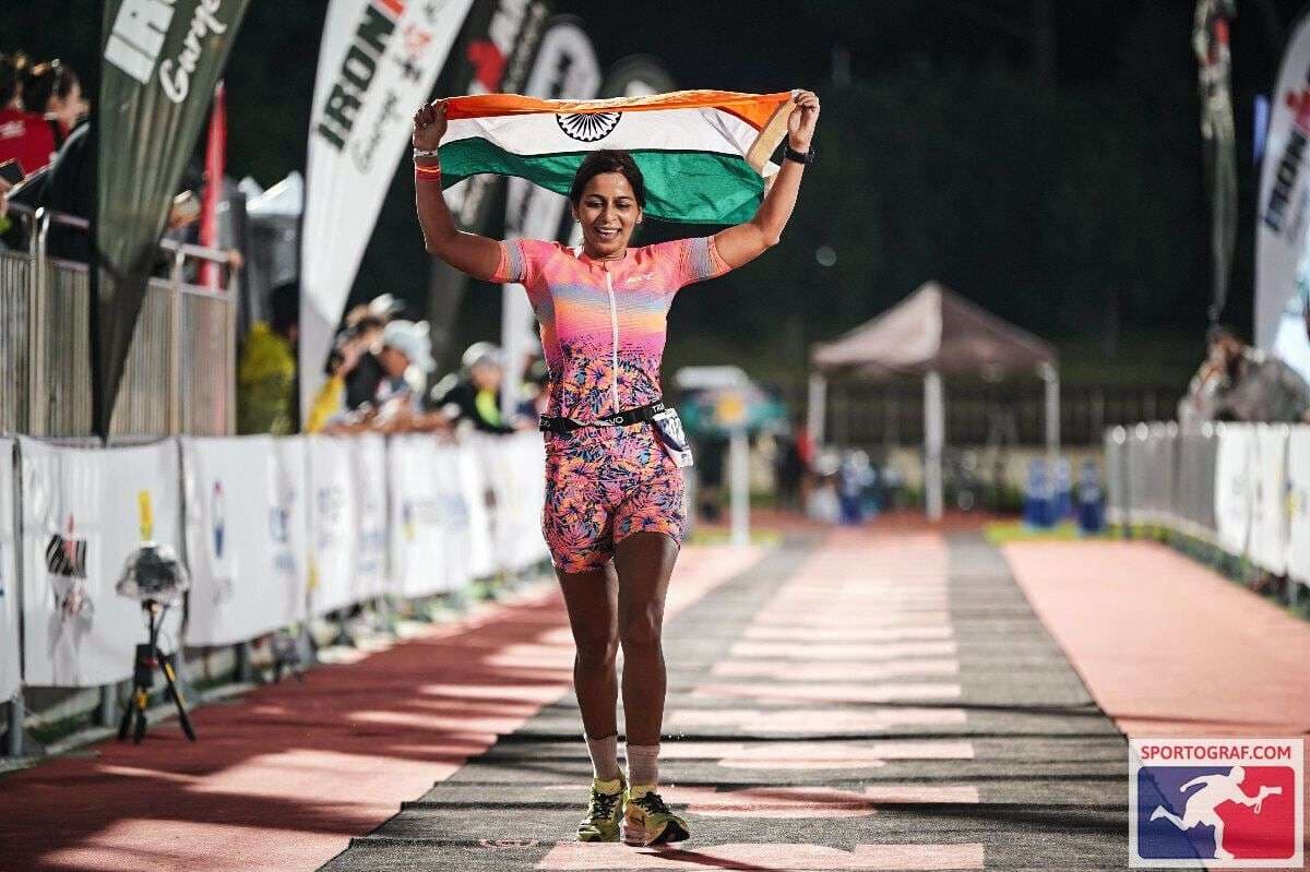 आयरनमैन ट्रायथलॉन प्रतियोगिता में स्वाति ने जीता स्वर्ण पदक