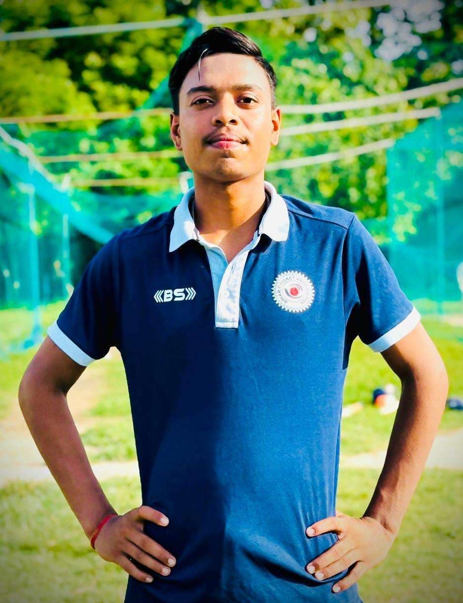 बिहार क्रिकेट अंडर-23 टीम में हर्षित आनंद का किया गया चयन