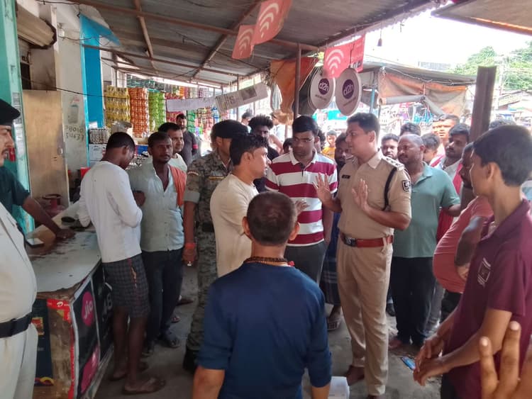 बस स्टैंड से मार्केटिंग यार्ड तक हटाया अतिक्रमण