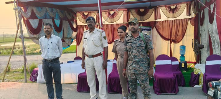 चलाया गया सघन वाहन चेकिंग अभियान