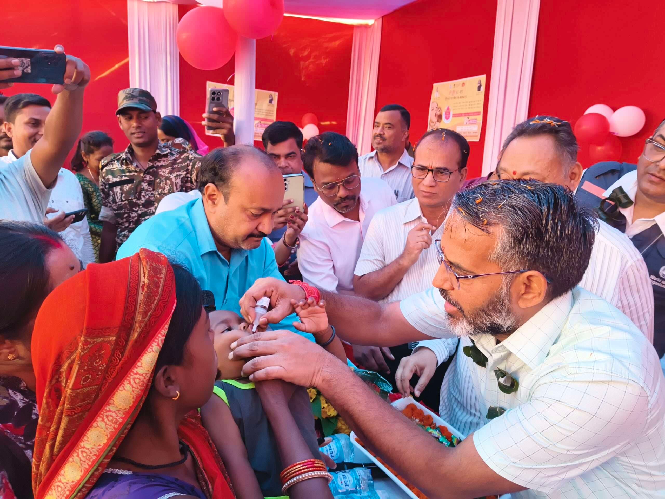 Giridih News :जिले में 3.50 लाख बच्चों की दी गयी दो बूंद जिंदगी की