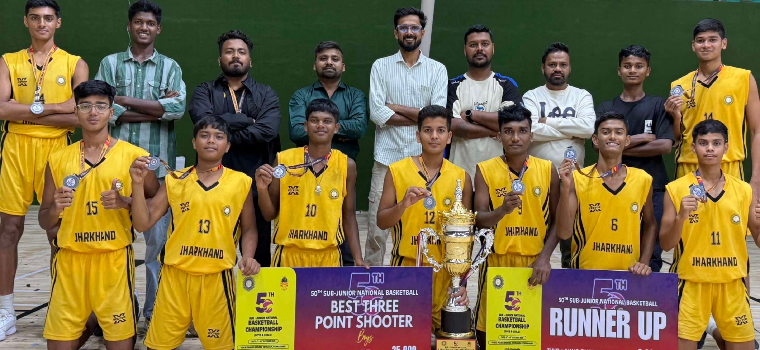 Bokaro news : 50वीं सब-जूनियर नेशनल बास्केटबॉल चैंपियनशिप में उपविजेता बना झारखंड
