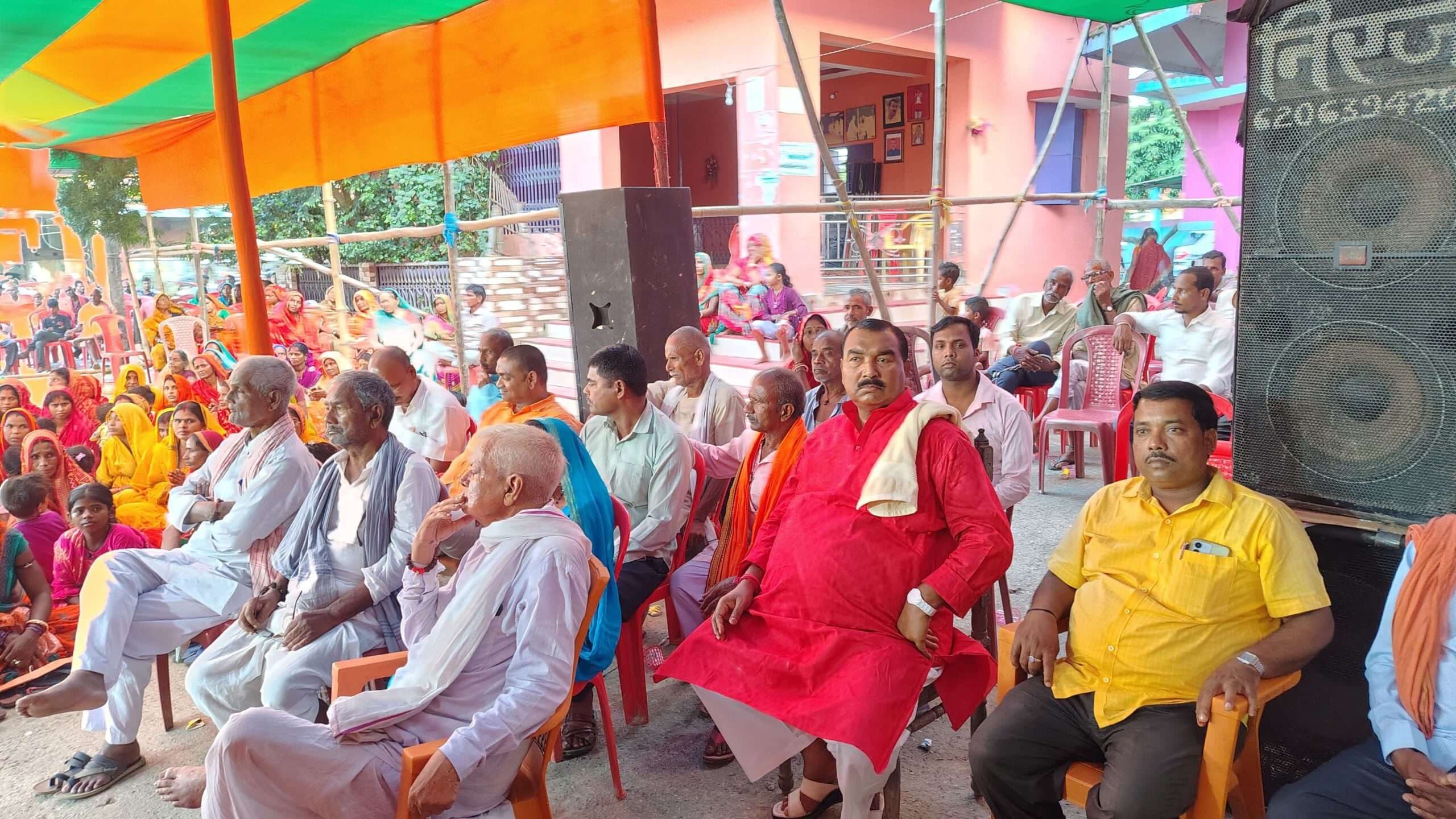 बटराहा में शिव चर्चा का आयोजन